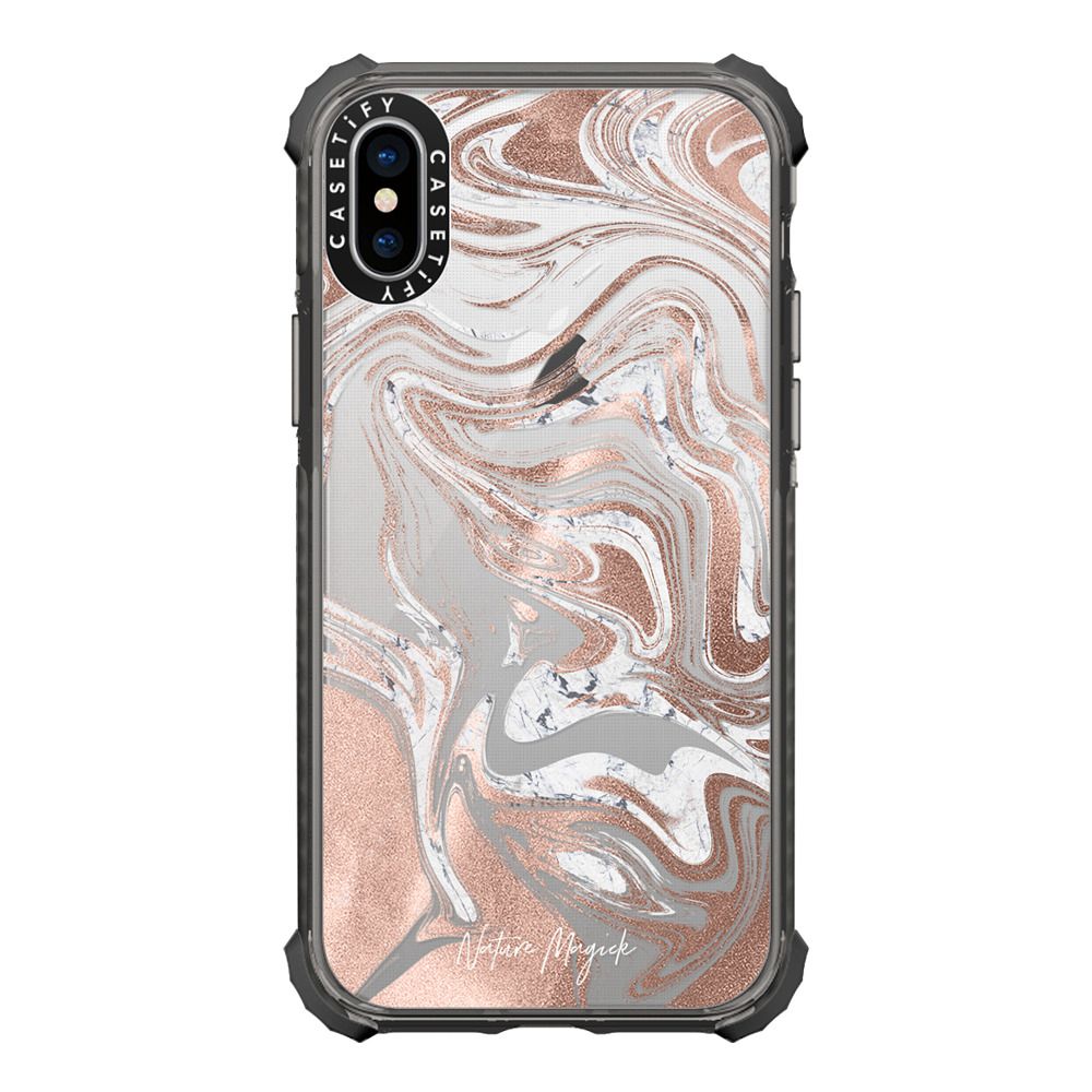 Rose Gold Marble Swirl By Nature Magick – Casetify