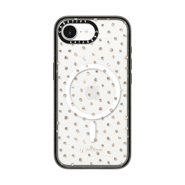 Nature Magick x CASETiFY iPhone 16e Case Black Impact Case MagSafe Compatible Girly Gold Dots by Nature Magick - Shimmery Gold Glitter Polka Dot + Clear Back to School Nature Magick x CASETiFY iPhone 16e Case Black Impact Case MagSafe Compatible Girly Gold Dots by Nature Magick - Shimmery Gold Glitter Polka Dot + Clear Back to School