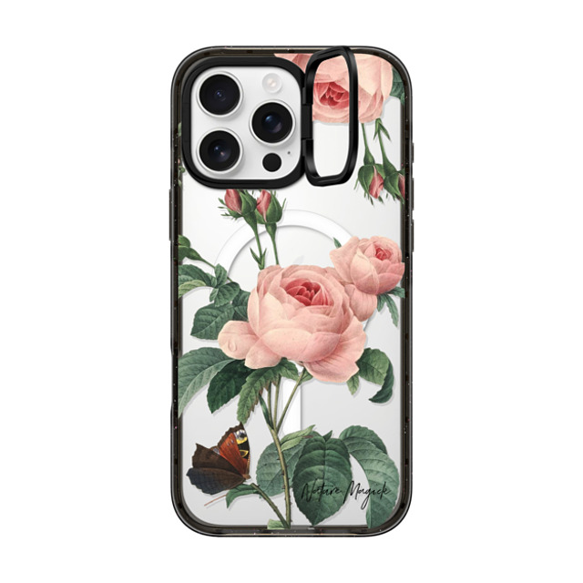 Nature Magick x CASETiFY iPhone 16 Pro Max ケース Floral,Butterfly ブラック インパクトリングスタンドケース MagSafe対応 Butterfly Rose by Nature Magick Father's Day Nature Magick x CASETiFY iPhone 16 Pro Max ケース Floral,Butterfly ブラック インパクトリングスタンドケース MagSafe対応 Butterfly Rose by Nature Magick Father's Day