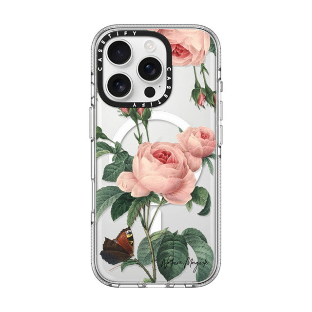 Nature Magick x CASETiFY iPhone 16 Pro Case Floral,Butterfly Clear Clear Case MagSafe Compatible Butterfly Rose by Nature Magick Mother's Day Nature Magick x CASETiFY iPhone 16 Pro Case Floral,Butterfly Clear Clear Case MagSafe Compatible Butterfly Rose by Nature Magick Mother's Day