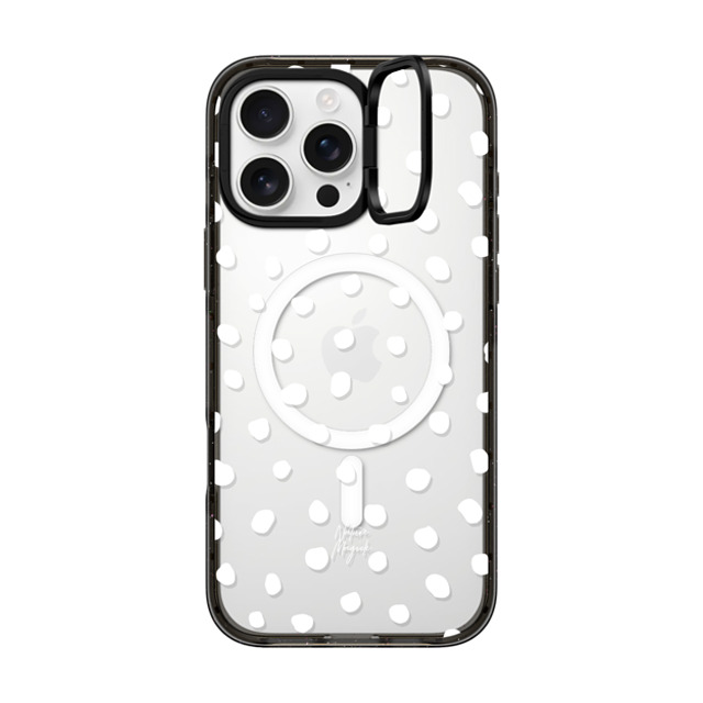 Nature Magick x CASETiFY iPhone 16 Pro Max ケース Pattern,Cottagecore ブラック インパクトリングスタンドケース MagSafe対応 Mod Dot by Nature Magick - White + Clear Father's Day Nature Magick x CASETiFY iPhone 16 Pro Max ケース Pattern,Cottagecore ブラック インパクトリングスタンドケース MagSafe対応 Mod Dot by Nature Magick - White + Clear Father's Day