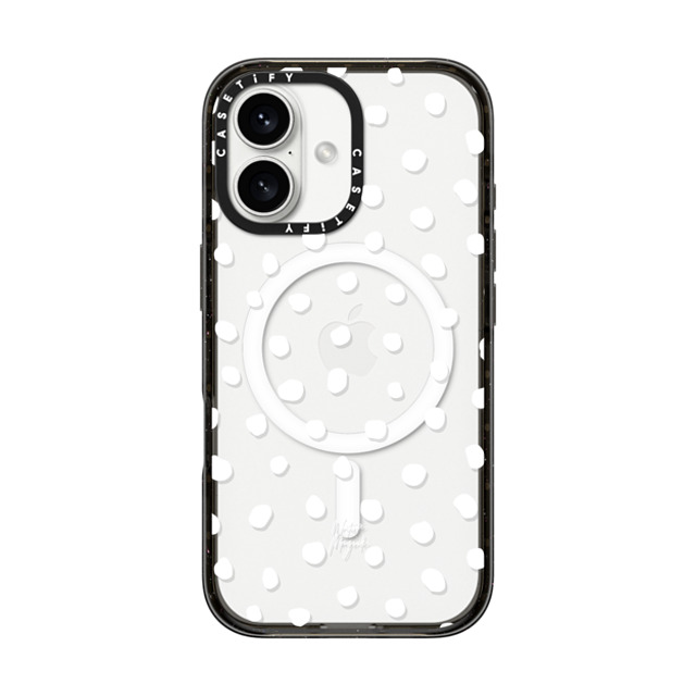 Nature Magick x CASETiFY iPhone 16 ケース Pattern,Cottagecore ブラック インパクトケース MagSafe対応 Mod Dot by Nature Magick - White + Clear Father's Day Nature Magick x CASETiFY iPhone 16 ケース Pattern,Cottagecore ブラック インパクトケース MagSafe対応 Mod Dot by Nature Magick - White + Clear Father's Day