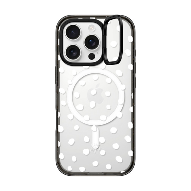 Nature Magick x CASETiFY iPhone 16 Pro Case Pattern,Cottagecore Black インパクトリングスタンドケース MagSafe対応 Mod Dot by Nature Magick - White + Clear Mother's Day Nature Magick x CASETiFY iPhone 16 Pro Case Pattern,Cottagecore Black インパクトリングスタンドケース MagSafe対応 Mod Dot by Nature Magick - White + Clear Mother's Day
