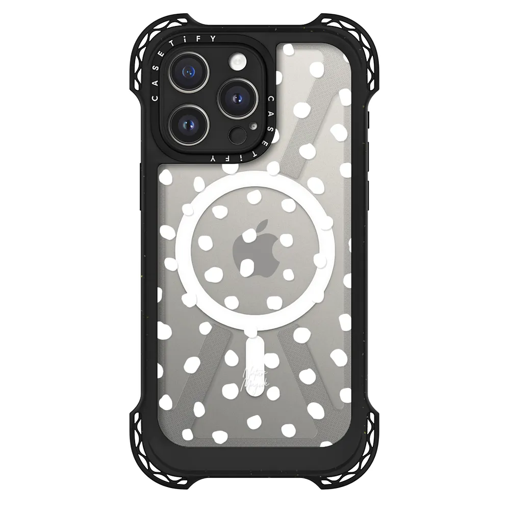 Mod Dot by Nature Magick White Clear CASETiFY