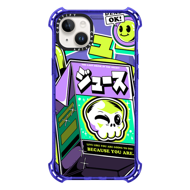 Ilustrata x CASETiFY iPhone 14 Plus ケース Peri Purple バウンスケース Japanese Juice Father's Day Ilustrata x CASETiFY iPhone 14 Plus ケース Peri Purple バウンスケース Japanese Juice Father's Day