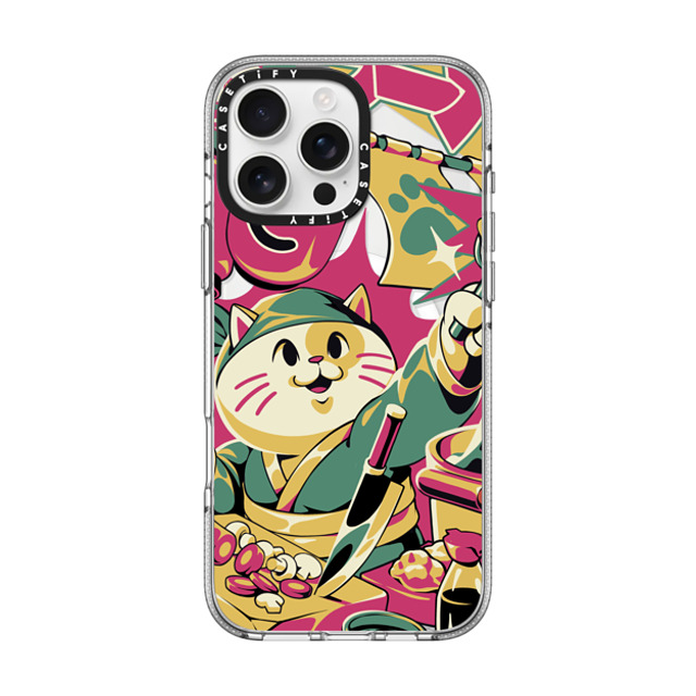 Ilustrata x CASETiFY iPhone 16 Pro Max Case クリア クリア ケース MagSafe対応 Neko Ramen Back to School Ilustrata x CASETiFY iPhone 16 Pro Max Case クリア クリア ケース MagSafe対応 Neko Ramen Back to School