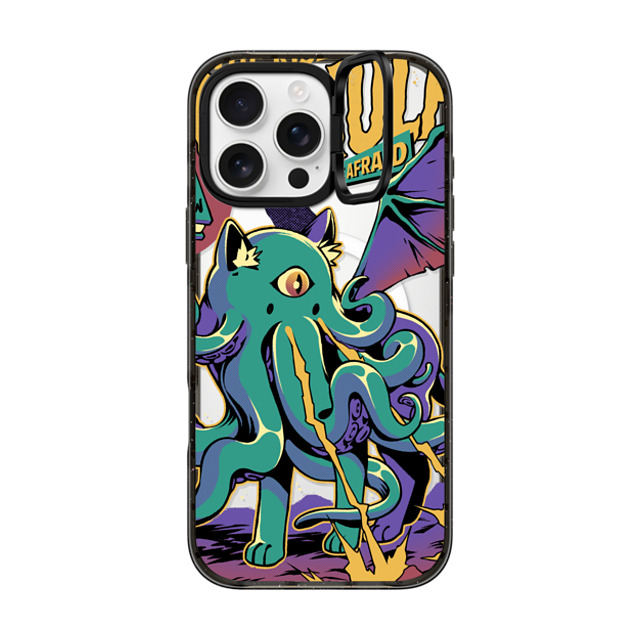 Ilustrata x CASETiFY iPhone 16 Pro Max Case Black インパクトリングスタンドケース MagSafe対応 Rise of Cathulhu Mother's Day Ilustrata x CASETiFY iPhone 16 Pro Max Case Black インパクトリングスタンドケース MagSafe対応 Rise of Cathulhu Mother's Day