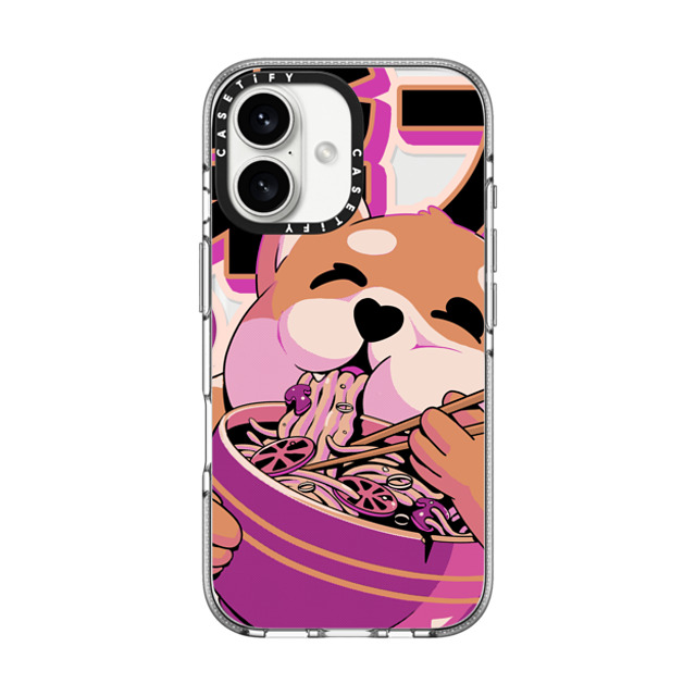Ilustrata x CASETiFY iPhone 16 ケース クリア クリア ケース MagSafe対応 Shiba Noodles Father's Day Ilustrata x CASETiFY iPhone 16 ケース クリア クリア ケース MagSafe対応 Shiba Noodles Father's Day