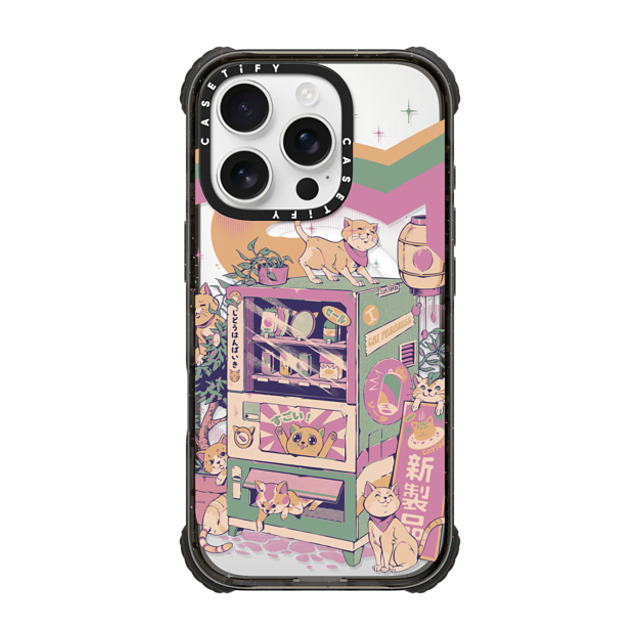 Ilustrata x CASETiFY iPhone 16 Pro Case Black ウルトラ インパクトケース MagSafe 対応 Cat Vending Machine Father's Day Ilustrata x CASETiFY iPhone 16 Pro Case Black ウルトラ インパクトケース MagSafe 対応 Cat Vending Machine Father's Day
