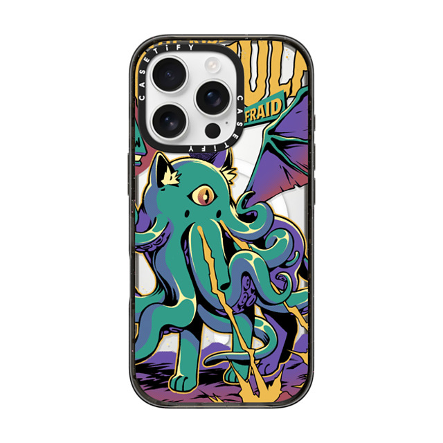 Ilustrata x CASETiFY iPhone 16 Pro Case Black Impact Case MagSafe Compatible Rise of Cathulhu Mother's Day Ilustrata x CASETiFY iPhone 16 Pro Case Black Impact Case MagSafe Compatible Rise of Cathulhu Mother's Day