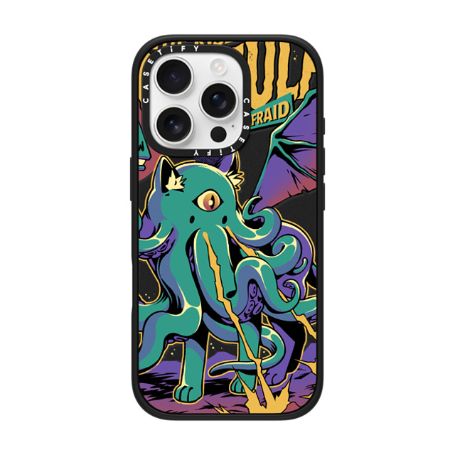 Ilustrata x CASETiFY iPhone 16 Pro Case マットブラック Impact Case MagSafe Compatible Rise of Cathulhu Mother's Day Ilustrata x CASETiFY iPhone 16 Pro Case マットブラック Impact Case MagSafe Compatible Rise of Cathulhu Mother's Day