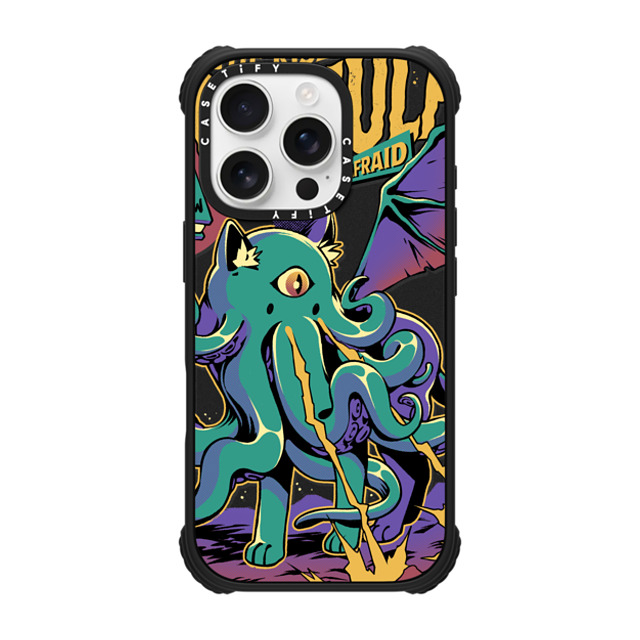 Ilustrata x CASETiFY iPhone 16 Pro Case Matte Black ウルトラ インパクトケース MagSafe 対応 Rise of Cathulhu Ilustrata x CASETiFY iPhone 16 Pro Case Matte Black ウルトラ インパクトケース MagSafe 対応 Rise of Cathulhu