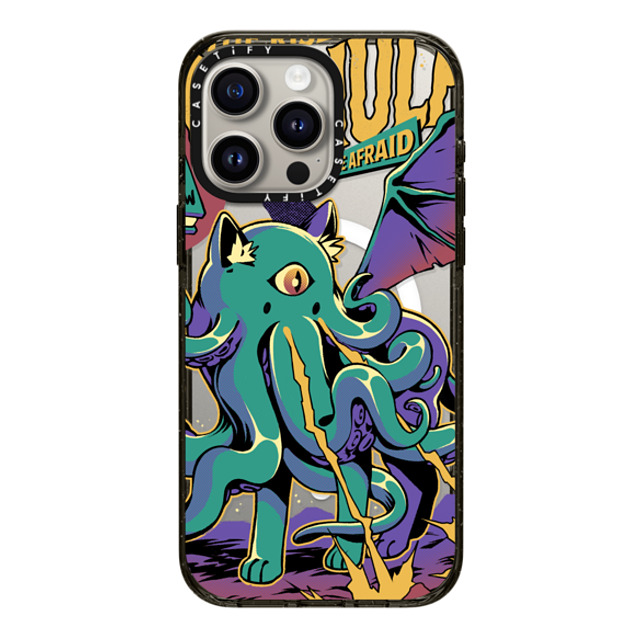 Ilustrata x CASETiFY iPhone 15 Pro Max Case Black Impact Case MagSafe Compatible Rise of Cathulhu Mother's Day Ilustrata x CASETiFY iPhone 15 Pro Max Case Black Impact Case MagSafe Compatible Rise of Cathulhu Mother's Day