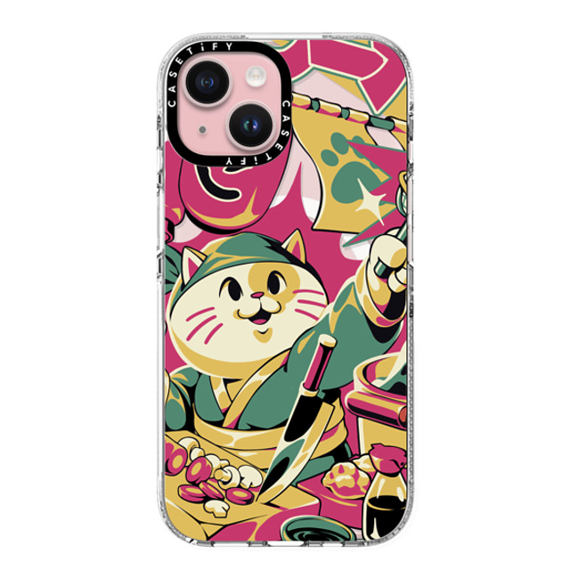 Ilustrata x CASETiFY iPhone 15 Case クリア クリア ケース MagSafe対応 Neko Ramen Back to School Ilustrata x CASETiFY iPhone 15 Case クリア クリア ケース MagSafe対応 Neko Ramen Back to School