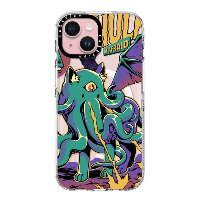 Ilustrata x CASETiFY iPhone 15 Case Clear Clear Case MagSafe Compatible Rise of Cathulhu Mother's Day Ilustrata x CASETiFY iPhone 15 Case Clear Clear Case MagSafe Compatible Rise of Cathulhu Mother's Day