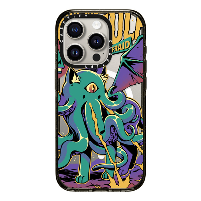 Ilustrata x CASETiFY iPhone 15 Pro Case ブラック インパクトケース MagSafe対応 Rise of Cathulhu Mother's Day Ilustrata x CASETiFY iPhone 15 Pro Case ブラック インパクトケース MagSafe対応 Rise of Cathulhu Mother's Day
