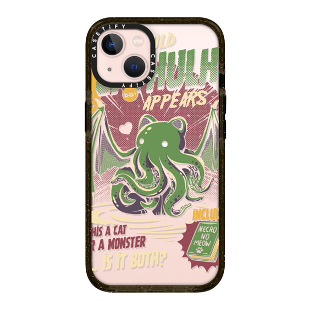 Ilustrata x CASETiFY iPhone 13 ケース ブラック インパクトケース Cathulhu