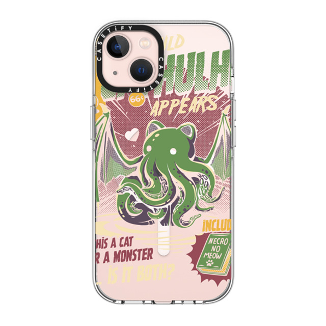 Ilustrata x CASETiFY iPhone 13 ケース クリア クリア ケース MagSafe対応 Cathulhu