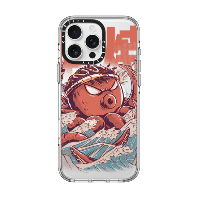 Ilustrata x CASETiFY iPhone 16 Pro Max Case Animal,Anime クリア クリア ケース MagSafe対応 Takoyaki Attack Father's Day Ilustrata x CASETiFY iPhone 16 Pro Max Case Animal,Anime クリア クリア ケース MagSafe対応 Takoyaki Attack Father's Day