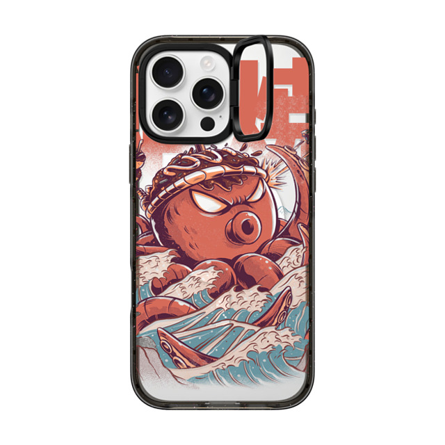 Ilustrata x CASETiFY iPhone 16 Pro Max Case Animal,Anime Black インパクトリングスタンドケース MagSafe対応 Takoyaki Attack Father's Day Ilustrata x CASETiFY iPhone 16 Pro Max Case Animal,Anime Black インパクトリングスタンドケース MagSafe対応 Takoyaki Attack Father's Day