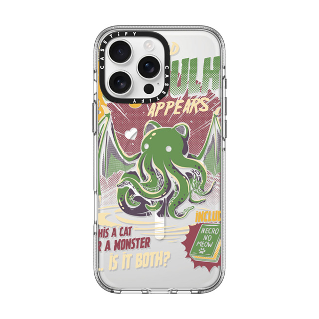 Ilustrata x CASETiFY iPhone 16 Pro Max ケース クリア クリア ケース MagSafe対応 Cathulhu