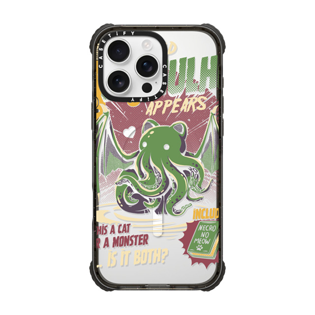 Ilustrata x CASETiFY iPhone 16 Pro Max Case Animal,Anime Black ウルトラ インパクトケース MagSafe 対応 Cathulhu Father's Day Ilustrata x CASETiFY iPhone 16 Pro Max Case Animal,Anime Black ウルトラ インパクトケース MagSafe 対応 Cathulhu Father's Day