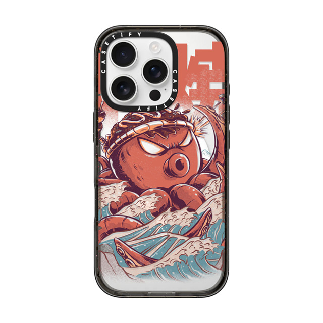 Ilustrata x CASETiFY iPhone 16 Pro Case Animal,Anime Black インパクトケース MagSafe対応 Takoyaki Attack Father's Day Ilustrata x CASETiFY iPhone 16 Pro Case Animal,Anime Black インパクトケース MagSafe対応 Takoyaki Attack Father's Day