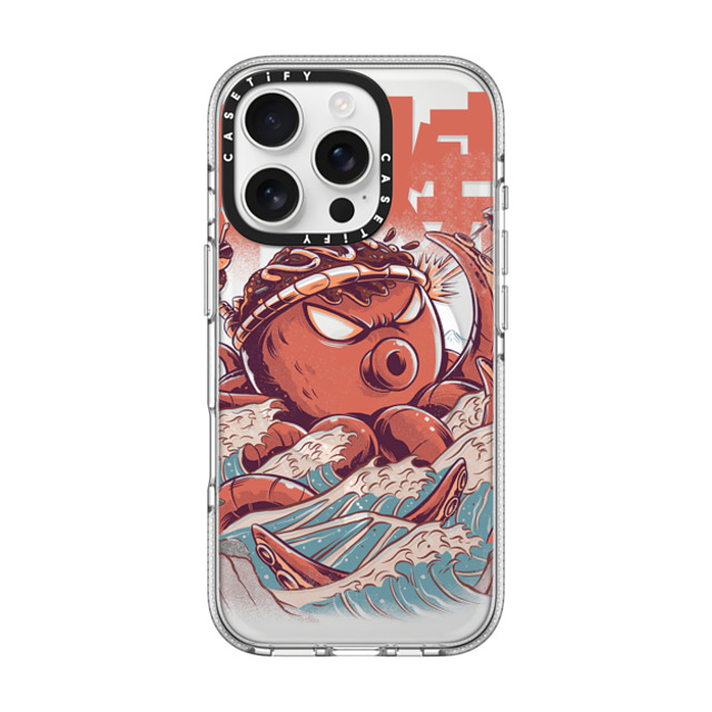 Ilustrata x CASETiFY iPhone 16 Pro Case Animal,Anime クリア クリア ケース MagSafe対応 Takoyaki Attack Mother's Day Ilustrata x CASETiFY iPhone 16 Pro Case Animal,Anime クリア クリア ケース MagSafe対応 Takoyaki Attack Mother's Day