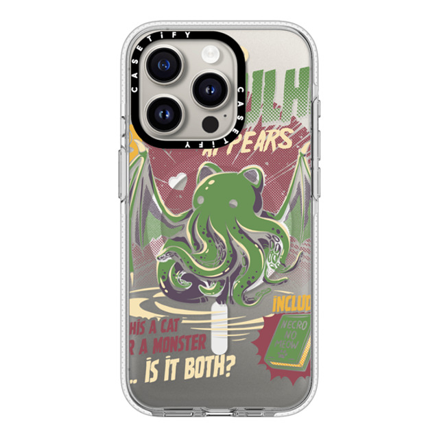 Ilustrata x CASETiFY iPhone 15 Pro ケース クリア クリア ケース MagSafe対応 Cathulhu