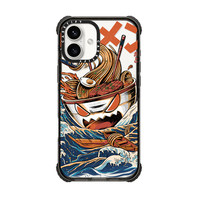 Ilustrata x CASETiFY iPhone 16 Plus Case Black ウルトラ インパクトケース MagSafe 対応 Black Great Ramen Ilustrata x CASETiFY iPhone 16 Plus Case Black ウルトラ インパクトケース MagSafe 対応 Black Great Ramen