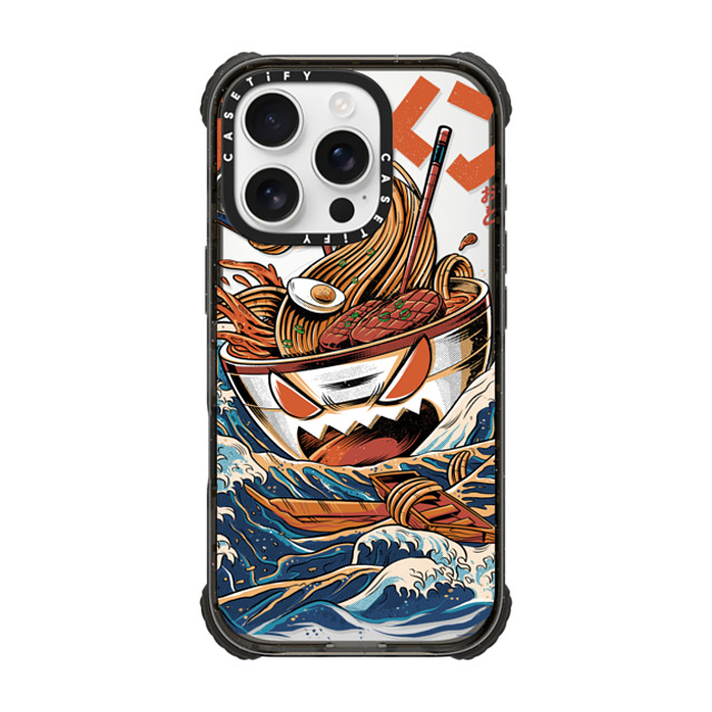 Ilustrata x CASETiFY iPhone 16 Pro ケース Food,Anime ブラック ウルトラ インパクトケース MagSafe 対応 Black Great Ramen Father's Day Ilustrata x CASETiFY iPhone 16 Pro ケース Food,Anime ブラック ウルトラ インパクトケース MagSafe 対応 Black Great Ramen Father's Day