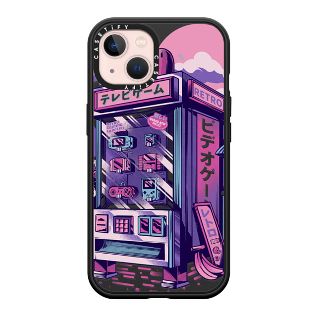 Ilustrata x CASETiFY iPhone 13 ケース マットブラック インパクトケース MagSafe対応 Retro Vending Machine