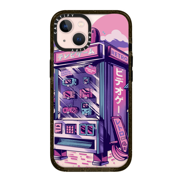 Ilustrata x CASETiFY iPhone 13 ケース ブラック インパクトケース MagSafe対応 Retro Vending Machine