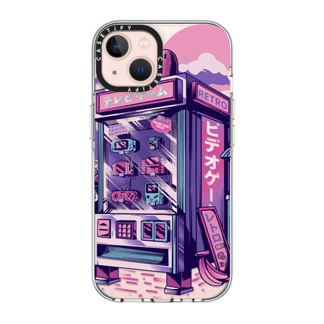 Ilustrata x CASETiFY iPhone 13 ケース クリア クリア ケース MagSafe対応 Retro Vending Machine