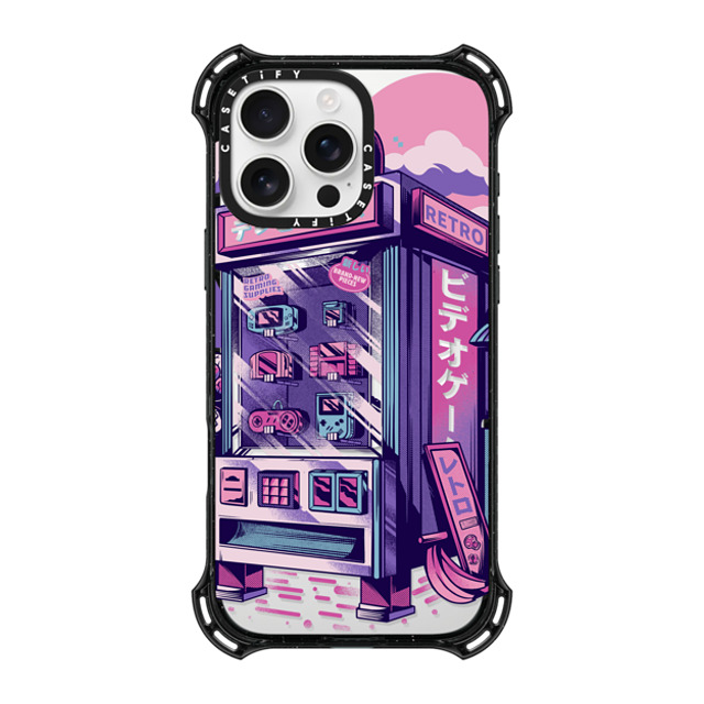 Ilustrata x CASETiFY iPhone 16 Pro Max ケース ブラック バウンスケース Retro Vending Machine