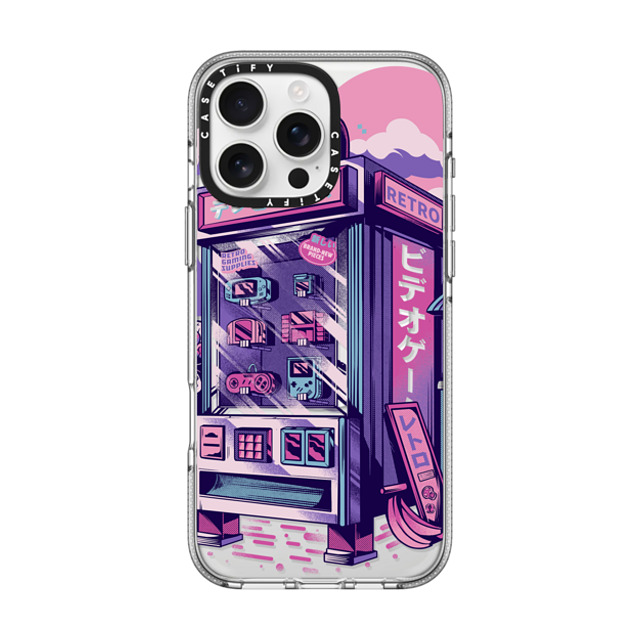 Ilustrata x CASETiFY iPhone 16 Pro Max ケース クリア クリア ケース MagSafe対応 Retro Vending Machine