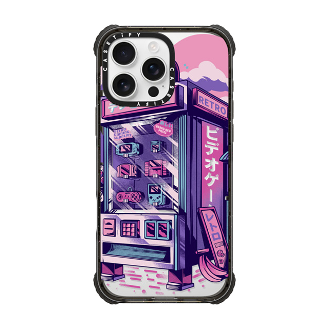 Ilustrata x CASETiFY iPhone 16 Pro Max Case Food,Pattern Black ウルトラ インパクトケース MagSafe 対応 Retro Vending Machine Mother's Day Ilustrata x CASETiFY iPhone 16 Pro Max Case Food,Pattern Black ウルトラ インパクトケース MagSafe 対応 Retro Vending Machine Mother's Day