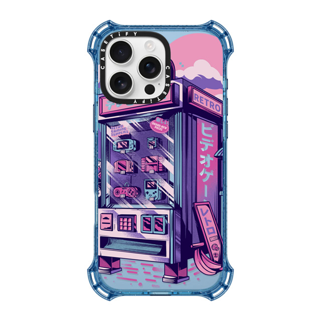 Ilustrata x CASETiFY iPhone 16 Pro Max ケース ベイビーブルー バウンスケース Retro Vending Machine