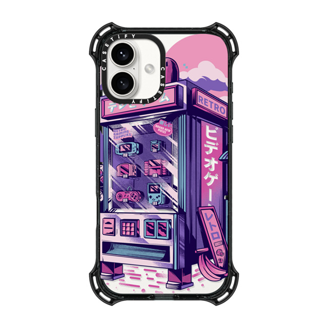Ilustrata x CASETiFY iPhone 16 Plus Case Black バウンスケース Retro Vending Machine Ilustrata x CASETiFY iPhone 16 Plus Case Black バウンスケース Retro Vending Machine