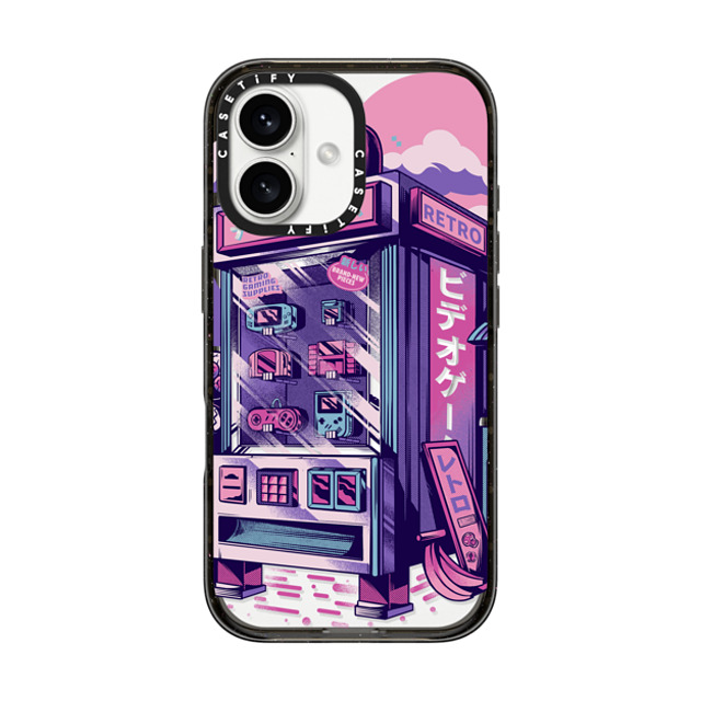 Ilustrata x CASETiFY iPhone 16 ケース ブラック インパクトケース MagSafe対応 Retro Vending Machine