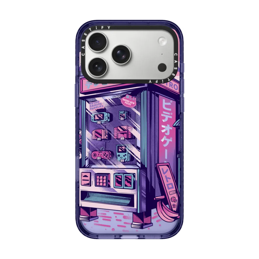 Impact iPhone 17 Pro Max Case MagSafe Compatible - Retro Vending Machine