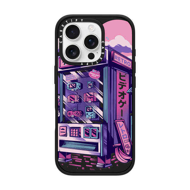 Ilustrata x CASETiFY iPhone 16 Pro ケース マットブラック インパクトケース Retro Vending Machine