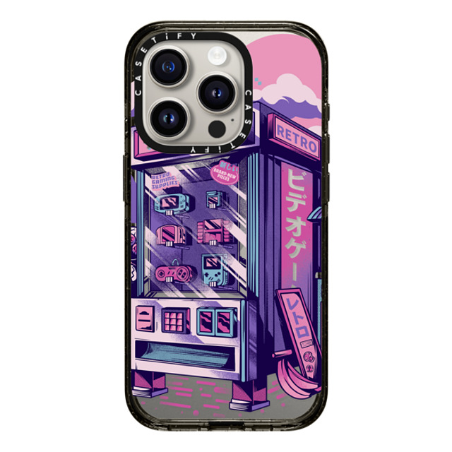 Ilustrata x CASETiFY iPhone 15 Pro ケース ブラック インパクトケース Retro Vending Machine