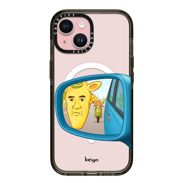 CASETiFY iPhone 15 ケース ブラック インパクトケース MagSafe対応 Keigo 02 matthew yung