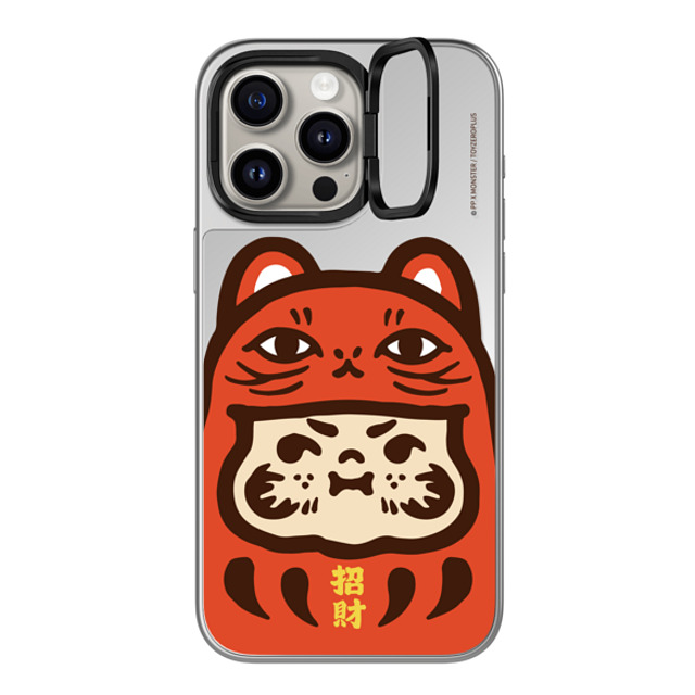 PP X MONSTER x CASETiFY iPhone 15 Pro Max Case シルバー (シルバーバンパー) ミラー リングスタンドケース MagSafe対応 PP Baby Lucky Cat Daruma Red Case Back to School PP X MONSTER x CASETiFY iPhone 15 Pro Max Case シルバー (シルバーバンパー) ミラー リングスタンドケース MagSafe対応 PP Baby Lucky Cat Daruma Red Case Back to School