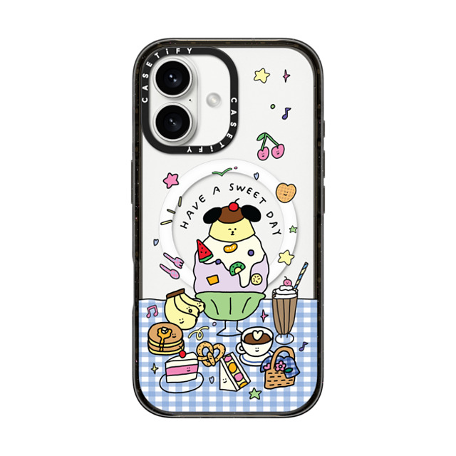 nothing here x CASETiFY iPhone 16 Case Cherry Black Impact Case MagSafe Compatible Have a sweet day Back to School nothing here x CASETiFY iPhone 16 Case Cherry Black Impact Case MagSafe Compatible Have a sweet day Back to School
