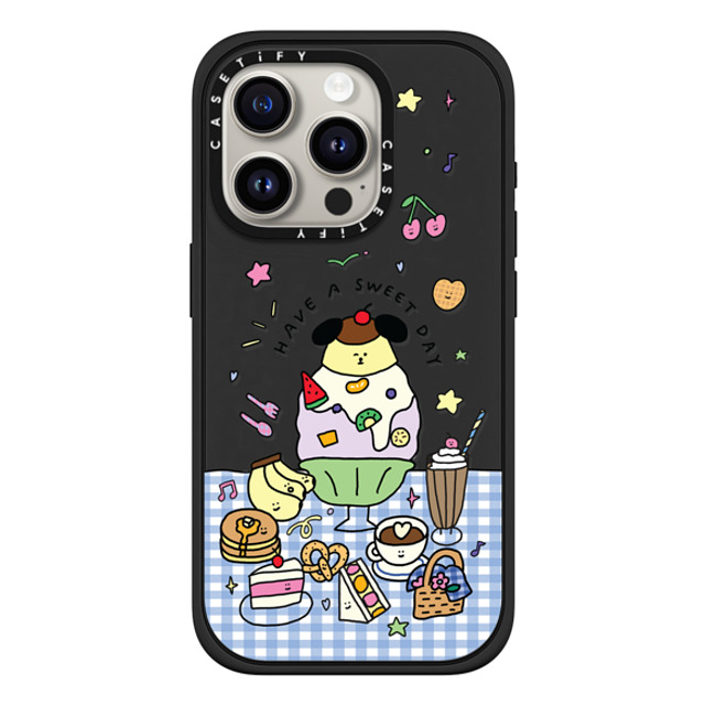 nothing here x CASETiFY iPhone 15 Pro Case Cherry Matte Black Impact Case MagSafe Compatible Have a sweet day Back to School nothing here x CASETiFY iPhone 15 Pro Case Cherry Matte Black Impact Case MagSafe Compatible Have a sweet day Back to School