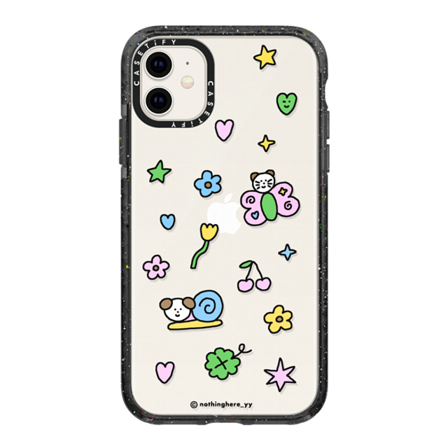 nothing here x CASETiFY iPhone 11 Case Black Impact Case Enjoy The Springtime nothing here x CASETiFY iPhone 11 Case Black Impact Case Enjoy The Springtime