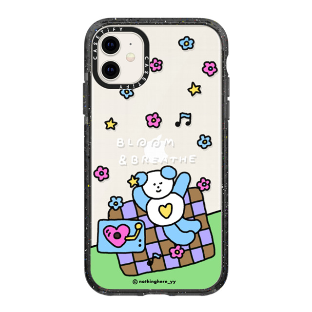 nothing here x CASETiFY iPhone 11 Case Black Impact Case Bloom and Breathe nothing here x CASETiFY iPhone 11 Case Black Impact Case Bloom and Breathe