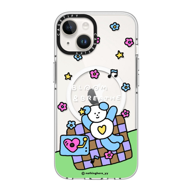 nothing here x CASETiFY iPhone 14 Case Clear Clear Case MagSafe Compatible Bloom and Breathe nothing here x CASETiFY iPhone 14 Case Clear Clear Case MagSafe Compatible Bloom and Breathe